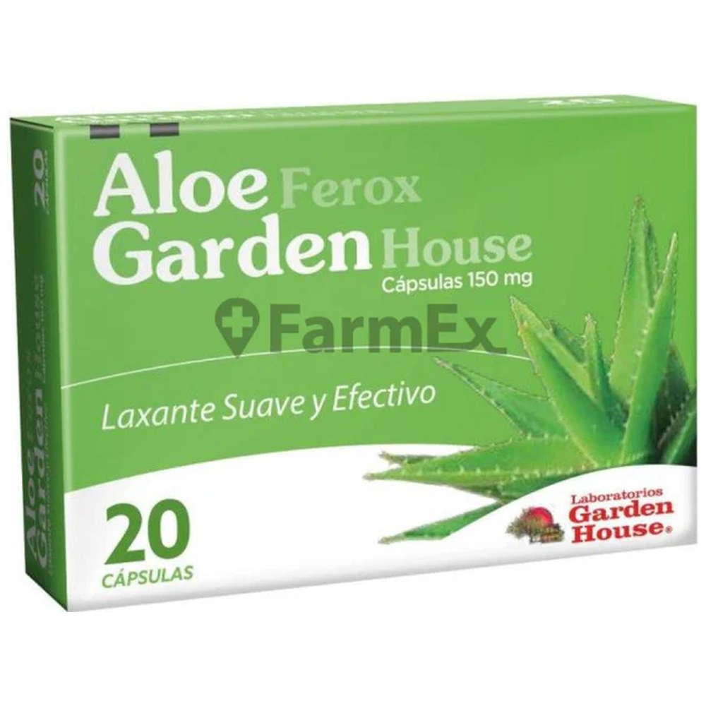ALOE FEROX CAP 150 MG X 20 GARDEN HOUSE