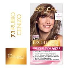 EXCELENCE TINTE N 7.1 RUBIO CENIZA