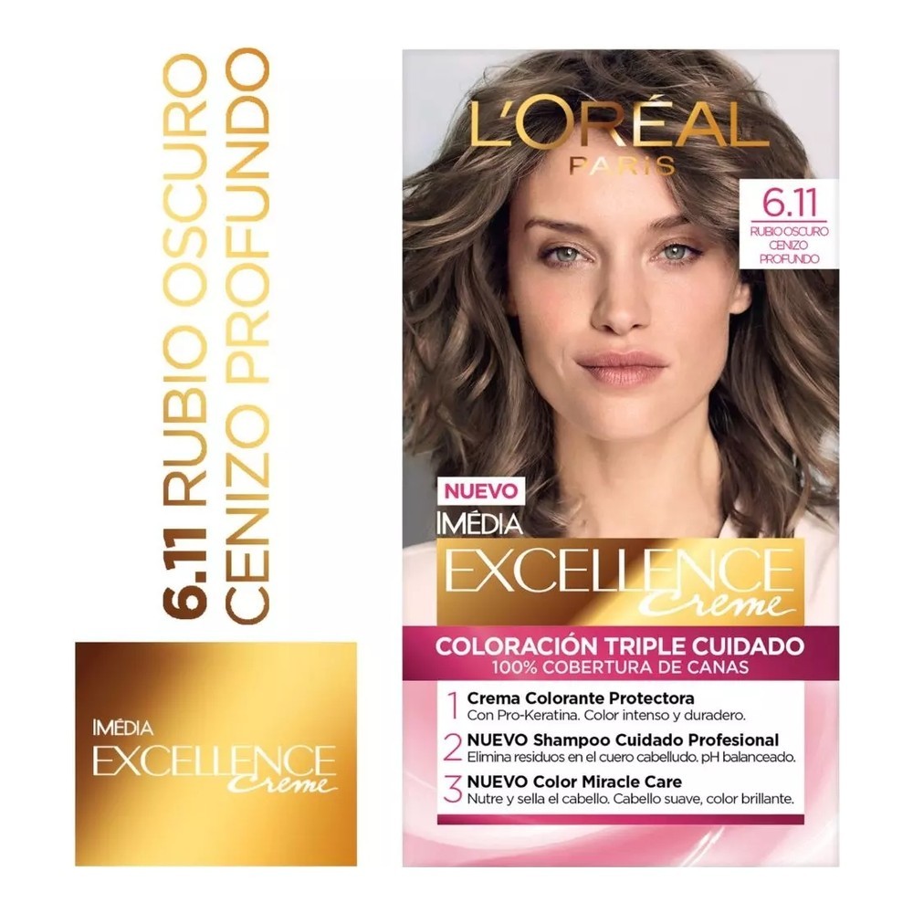 EXCELLCEN CREME 6.11 RUBIO OSCURO CEN PROF