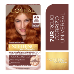 EXCELLENCE SIN AMONICO TONO 7UR ROJO COBRIZO UNIVERSAL