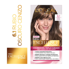 EXCELLNCE CREME 6.1 RUBIO OSC CENIZA