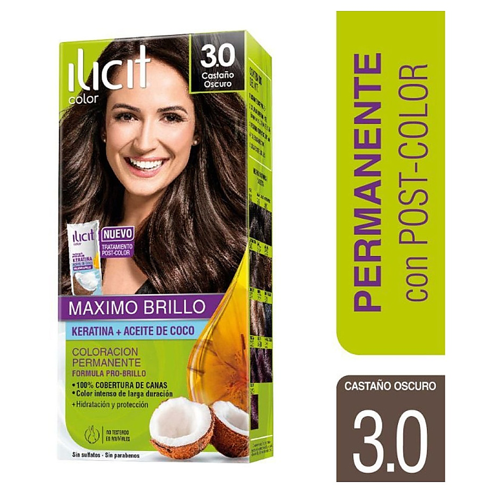 ILICIT 3/0 CASTAÑO OSCURO X 45 GR