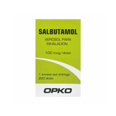 Salbutamol 100mcg Inhalacion Oral 200 Dosis