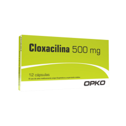 Cloxacilina 500mg 12 Capsulas