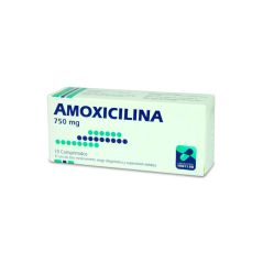Amoxicilina 750mg 10 Comprimidos