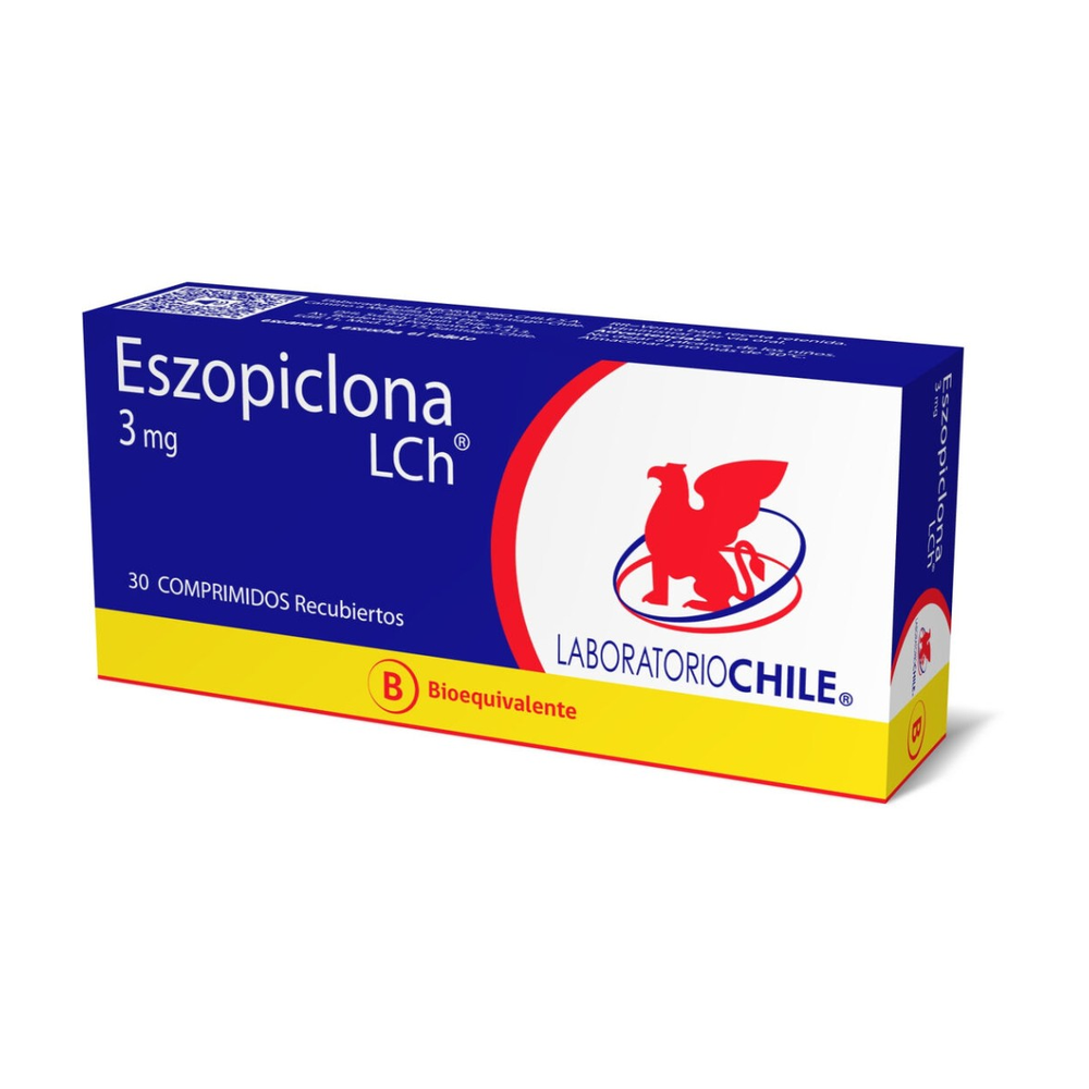 Eszopiclona (B) 3mg 30 Comprimidos Recubiertos