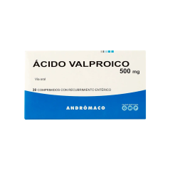 Ácido Valproico 500mg 30 Comprimidos Recubiertos
