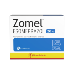 Zomel (B) Esomeprazol 20mg 30 Comprimidos