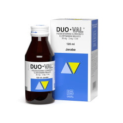 Duo Val Clorfenamina / Pseudoefedrina Jarabe 120ml