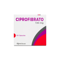 Ciprofibrato 100mg 30 Cápsulas