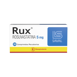 Rux (B) Rosuvastatina 5mg 30 Comprimidos Recubiertos