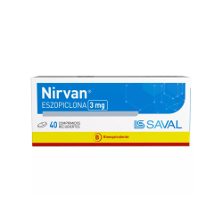 Nirvan (B) Eszopiclona 3mg 40 Comprimidos Recubiertos