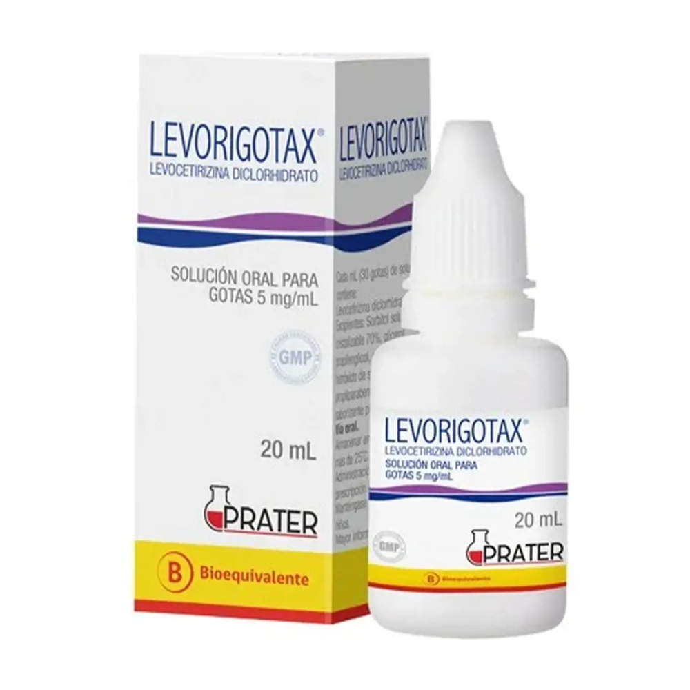 Levorigotax Levocetirizina 5mg/ml Oral Gotas 20ml