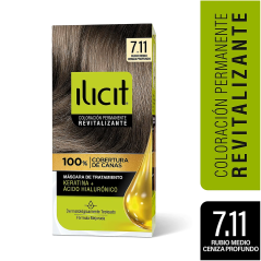 ILICIT 7/11 RUBIO CENIZA PROFUNDO X 45 GR
