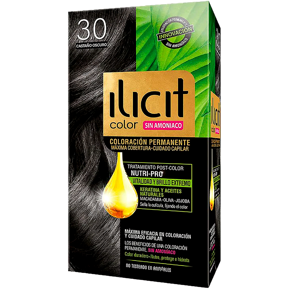 ILICIT SIN AMONIACO 3/0 CASTA OSCURO X 60 G
