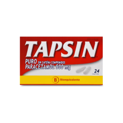 TAPSIN PURO COM 500 MG X 24