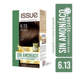 ISSUE KIT SIN AMONIACO RUBIO OSCURO CENIZA DORADO N°6.13