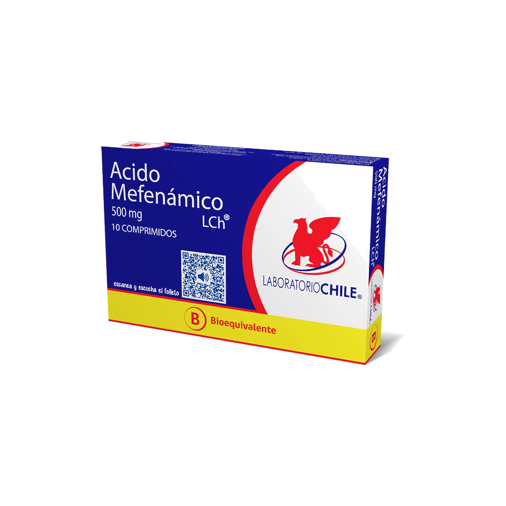 ACIDO MEFENAMICO COM 500 MG X 10 CHILE (BE)