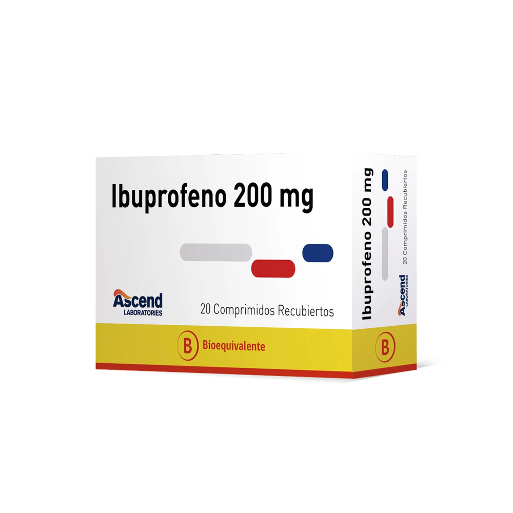 IBUPROFENO COM 200 MG X 20 ASCEND