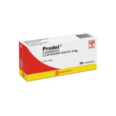 Prodel 4 Mg. 20 Tabletas  / PRECIO POR UNIDAD DE MEDIDA / $ 77.- valor por unidad