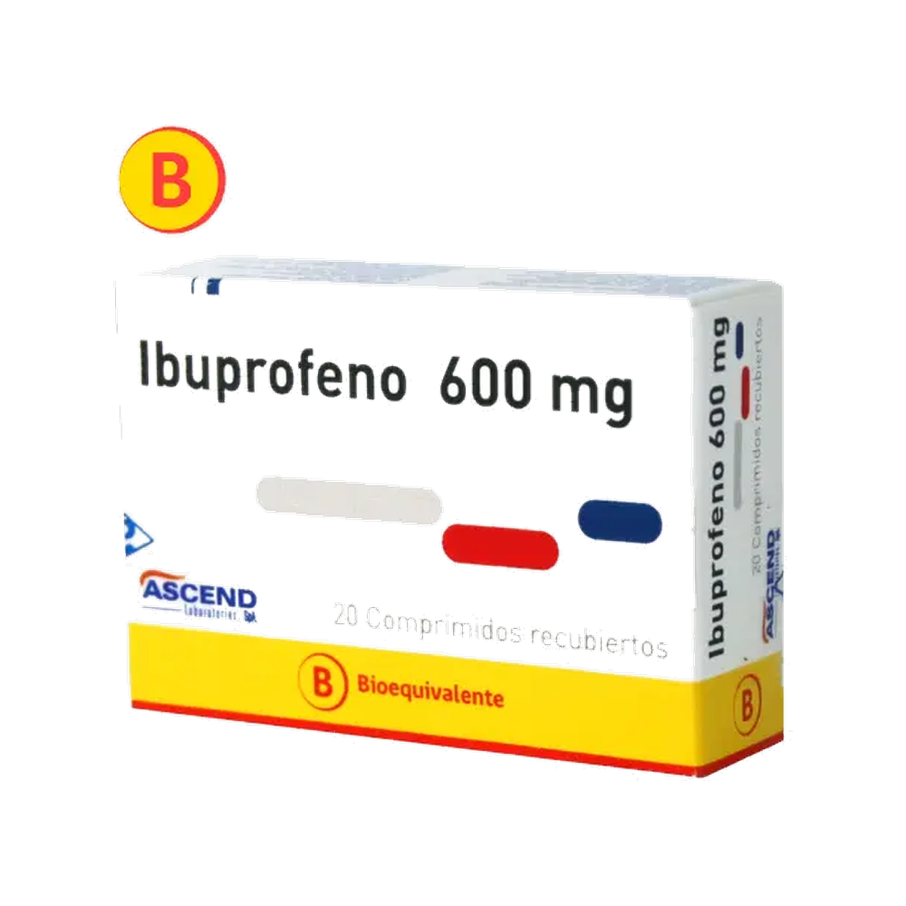 IBUPROFENO COM 600 MG X 20 ASCEND