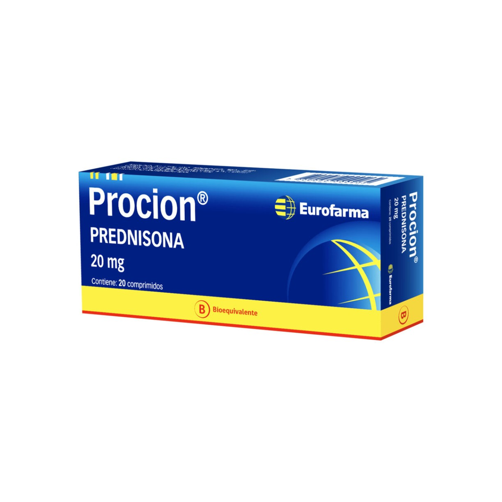 Procion (B) Prednisona 20mg 20 Comprimidos