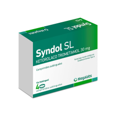 Syndol SL Ketorolaco 30mg 4 Comprimidos