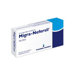 Migra-Nefersil Clonixinato de Lisina / Tartrato de Ergotamina 10 Comprimidos Recubiertos