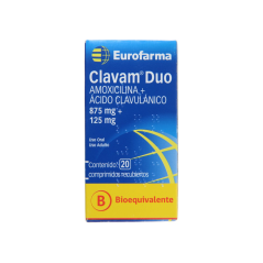 Clavam Duo (B) 875mg/125mg 20Com. Rec.