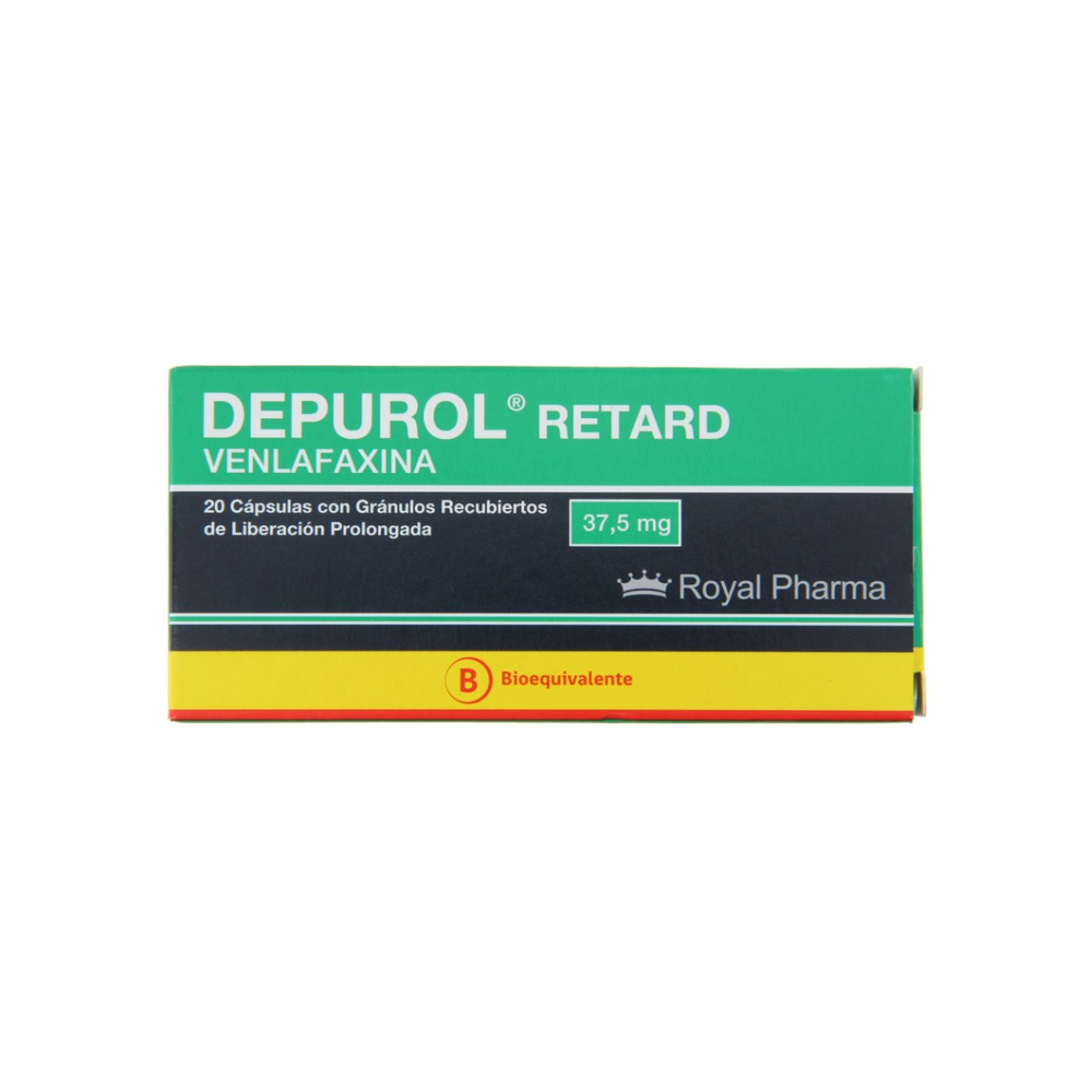 Depurol Retard (B) Venlafaxina 37.5mg 20 Cápsulas Prolongadas