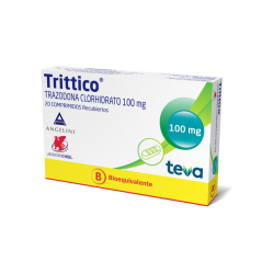 Trittico (B) Trazodona 100mg 20 Comprimidos Recubiertos