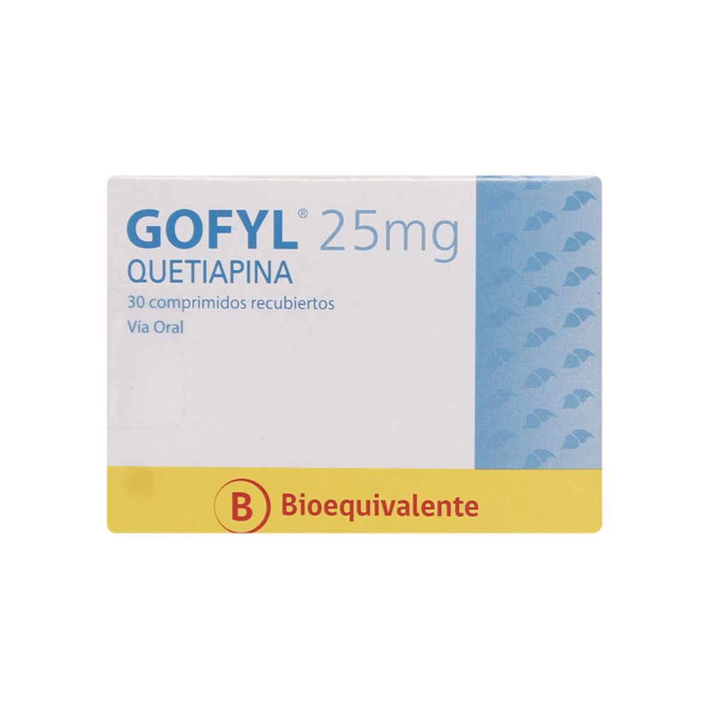 GOFYL COM 25 MG X 30 (QUETIAPINA)