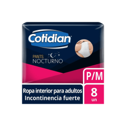 COTIDIAN PANTS NOCTURNO P/M X 8 UND