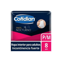COTIDIAN PANTS NOCTURNO P/M X 8 UND