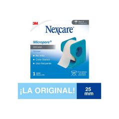 3M NEXCARE MICROPORE CINTA QUIRURGICA DE PAPEL COLOR BLANCO 2,4CM X 9,1M