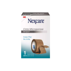 3M NEXCARE MICROPORE CINTA MICROPOROSA COLOR PIEL 2,4CM X 9,1MTS