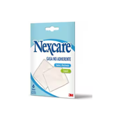 NEXCARE GASA ESTERIL NO ADHERENTE 10x10 CM EXTENDIDA 6 UNIDADES