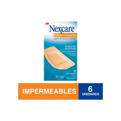 3M NEXCARE PARCHES IMPERMEABLES PROTECCION ACOLCHADA CODO Y RODILLA X6