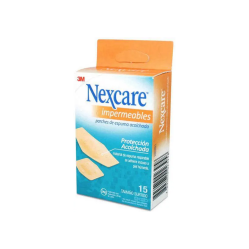 3M NEXCARE PARCHES IMPERMEABLES PROTECCION ACOLCHADA TAMAÑO SURTIDO X15