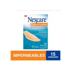 3M NEXCARE PARCHES IMPERMEABLES PROTECCION ACOLCHADA TAMAÑO UNICO X15