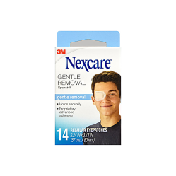 NEXCARE OPTICLUDE PARCHE OCULAR PIEL SENSIBLE TAMANO ADULTO(8X5,5CM) S/LATEX X14