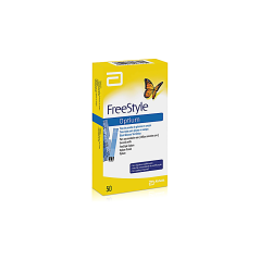 FREESTYLE OPTIUM TIRAS REACTIVAS PARA GLUCOSA  50UNID.