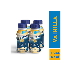 GLUCERNA SHAKE SABOR VAINILLA 237ML X4 (PACK AHORRO)