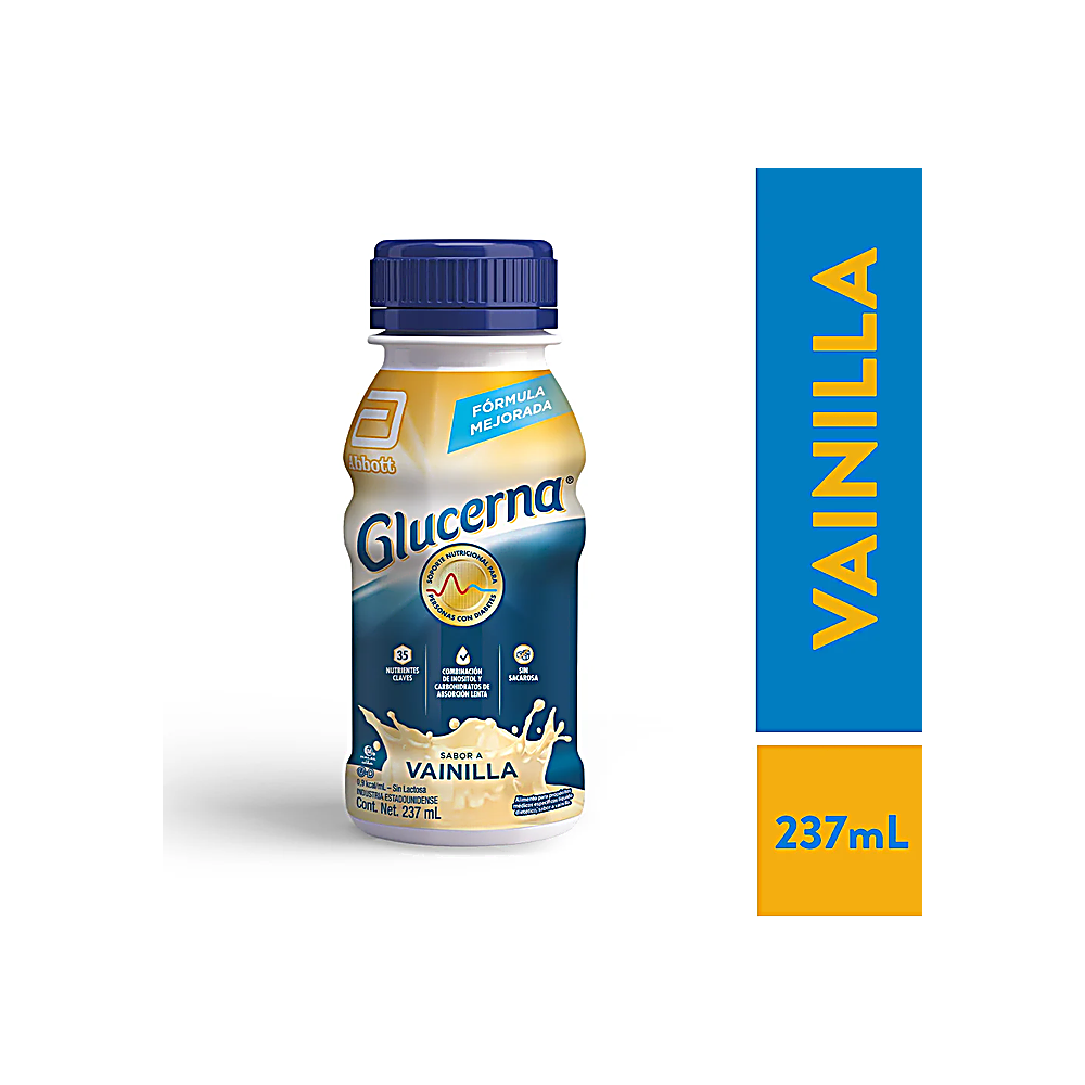 GLUCERNA LIQUIDO SABOR VAINILLA 237ML.