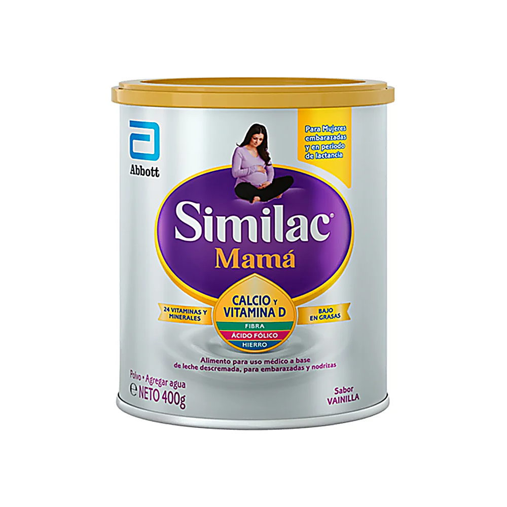 SIMILAC MAMA ALIMENTO ESPACIAL EMBARAZADAS/NODRIZAS POLVO SABOR VAINILLA 400GR