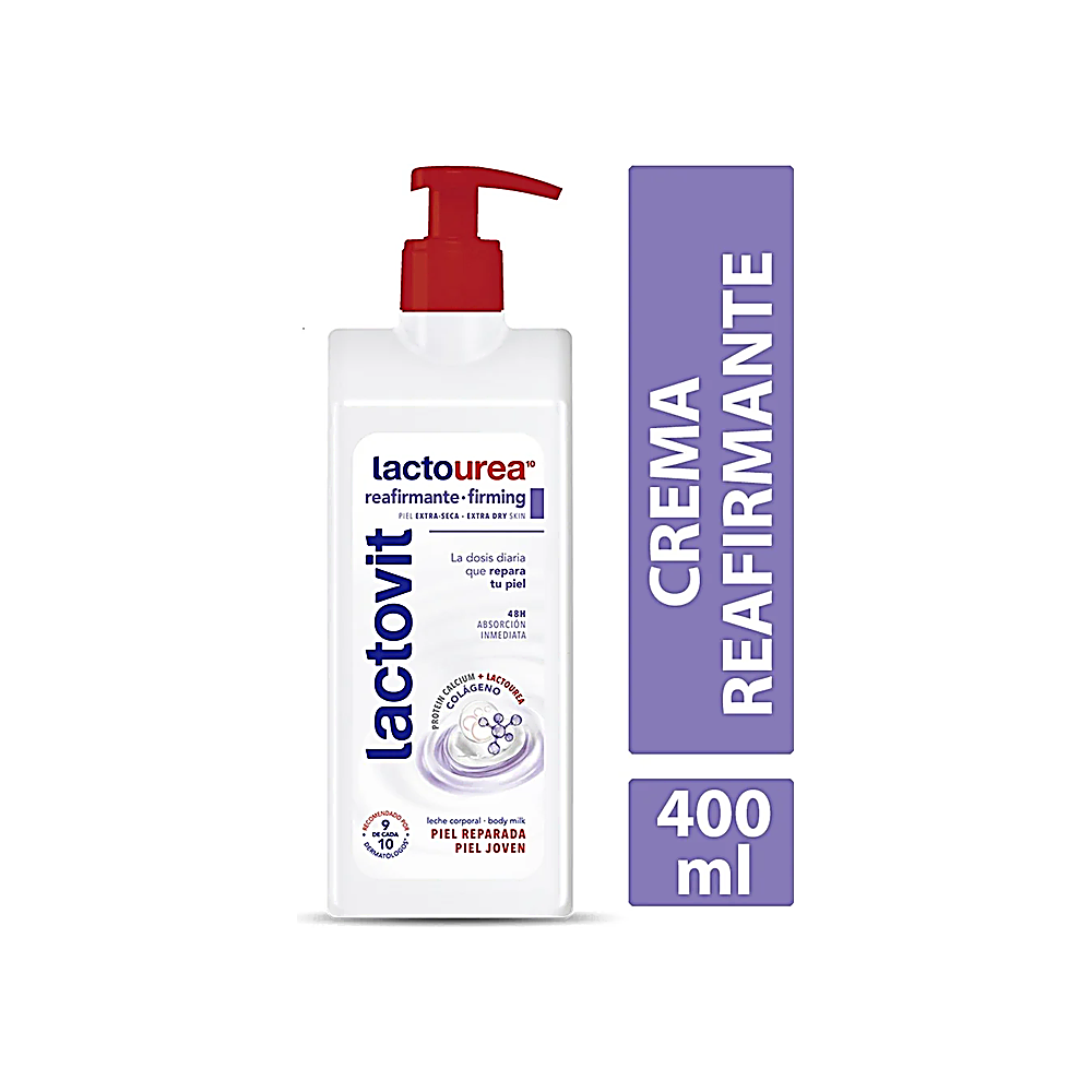 LACTOVIT LACTOUREA LECHE CORPORAL REAFIRMANTE PIEL EXTRA SECA 400ML