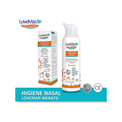 LOVEMAR INFANTIL SOLUCION HIPERTONICA AGUA DE MARC/COBRE Y MA.HIGIENE NASAL 50ML
