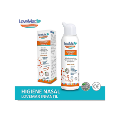 LOVEMAR INFANTIL SOLUCION HIPERTONICA AGUA DE MARC/COBRE Y MA.HIGIENE NASAL 50ML