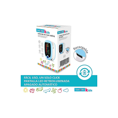 LOVEYLIFE OXIMETRO KIDS DE PULSO NIÑOS-DIGITAL DE PANTALLA LED-RECARGABLE