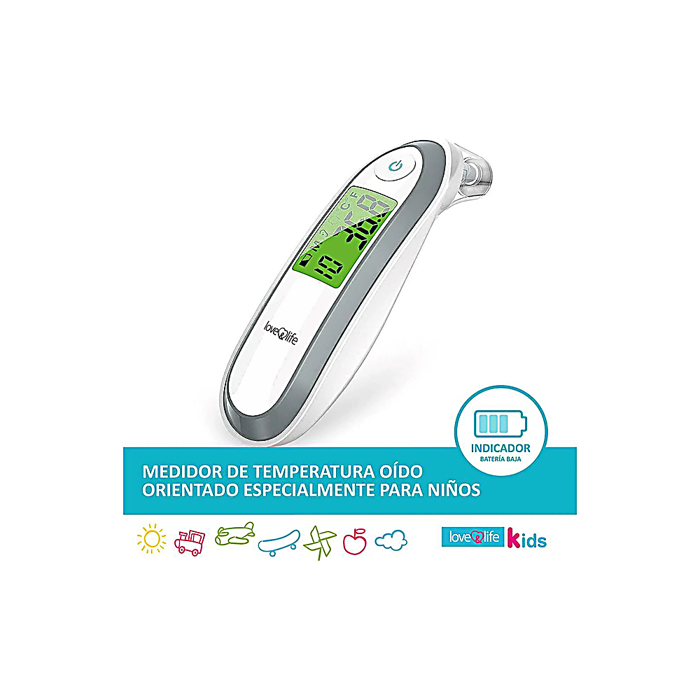 LOVEYLIFE TERMOMETRO KIDS DIGITAL PARA NIÑOS-INFRARROJO
